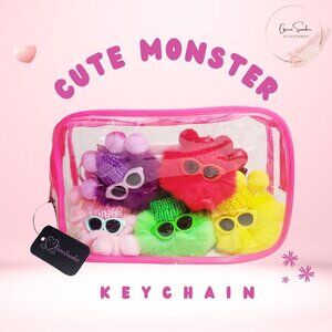 Greensnooker, Keychain, Cute Baby Monster, Set 5 Pc
